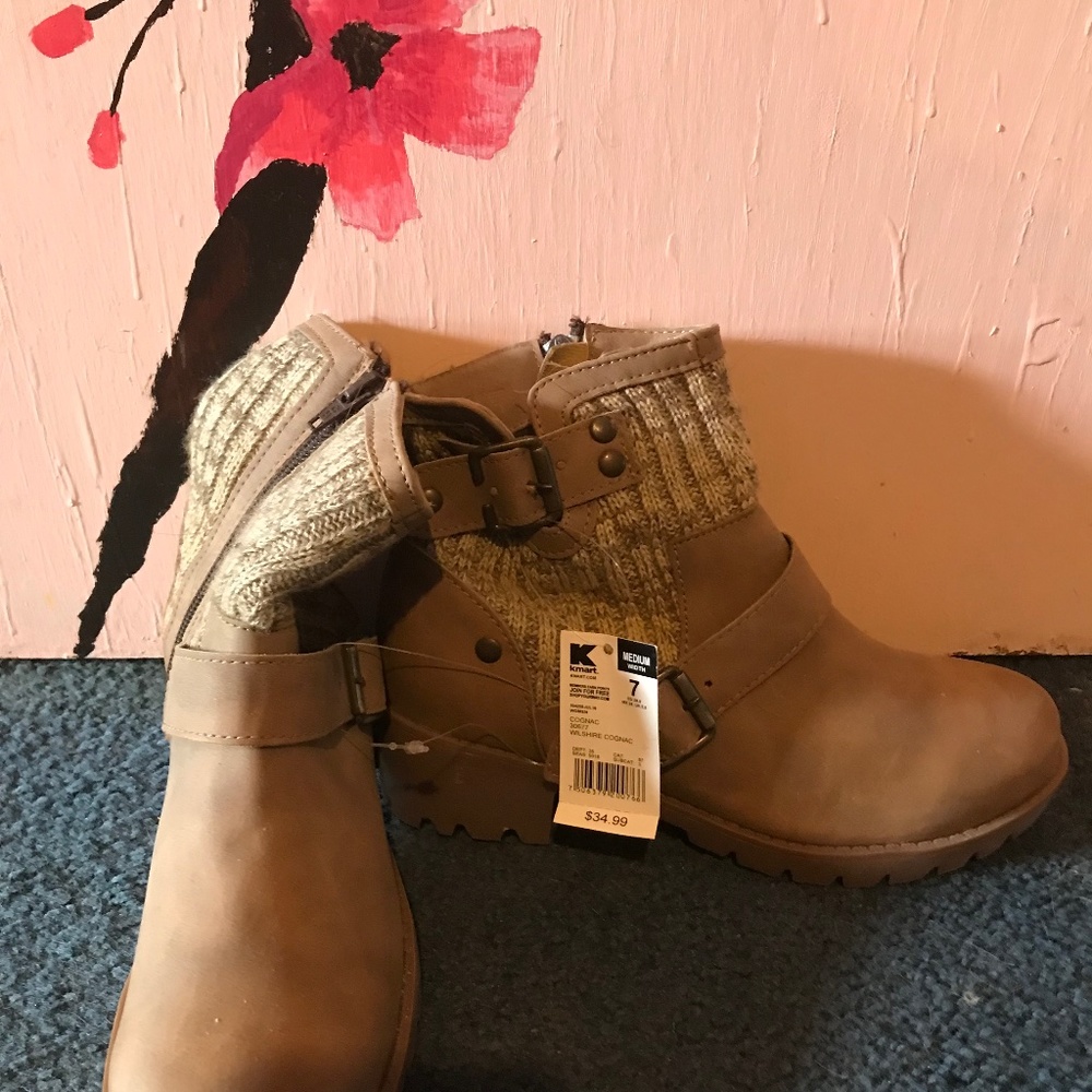 Tan boots
